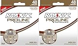 Rayovac Mercury Free Proline Advanced Size 312 Hearing Aid Batteries, Total of 96 Batteries