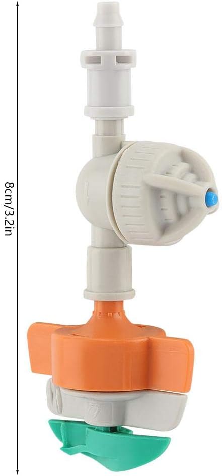 5 Pcs Garden Irrigation Misting Nozzles, 360 Degree Rotating Suspension Micro Sprinkler Nozzles for Flower Beds Vegetable Gardens, Lawn - Image 3