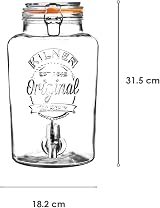 Kilner 5L Clip Top Round Drinks Dispenser view 8