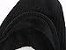Home Prefer Baby Toddler Boys Winter Hat Fuzzy Fleece Knitted Beanie Hat with Visor Earflaps Hat Black 3-24 Months
