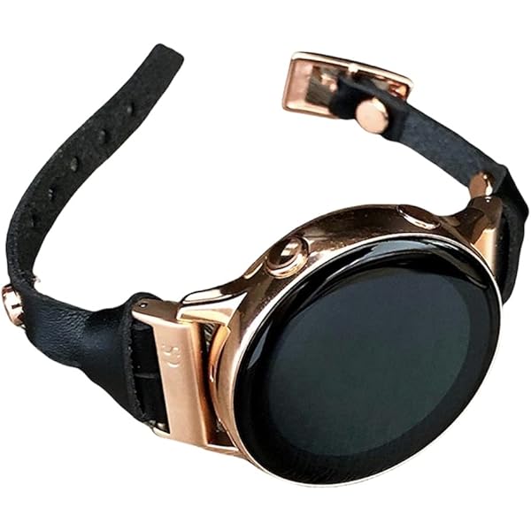 Amazon Com Black Leather Rose Gold Jewelry Bracelet For Samsung Galaxy Watch Active 40mm Genuine Thin Adjustable Size Strap Smartwatch Band Women Accessory Watchband Handmade Products Amazon Com Black Leather Rose Gold Jewelry Bracelet For Samsung Galaxy Watch Active 40mm Genuine Thin Adjustable Size Strap Smartwatch Band Women Accessory Watchband Handmade Products
