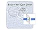 Webcam Cover 3PK - NanoTech Adhesive Web Camera Protector For Laptop, Smart Phone, Tablet, Desktop Computers - Protect Your Privacy & Security - Strong Adhesive Gentle on Your Devices (SILVER)