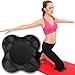 My Way Fitness Yoga Knee Pad by MWF – Works Best with Your Yoga Mat - Kneeling Support for Yoga & Pilates Exercise – Thick Yoga Knee Pads Cushion for Your Knees, Elbow and Head - ONE Piece Black