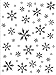 Darice 1215-58 Embossing Folder, 4.25 by 5.75-Inch, Snowflake Background Design
