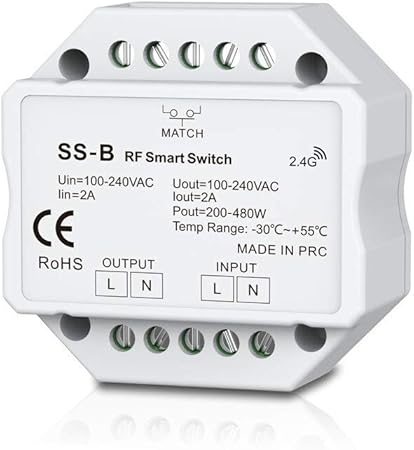 Ssg AC Triac RF Smart Switch con salida de rel de CA Conmutador de luces Triac Wifi Luz mini amplificador conmutador Controlador 100 240 Nuevo Ssg AC Triac RF Smart Switch con salida de rel de CA Conmutador de luces Triac Wifi Luz mini amplificador conmutador Controlador 100 240 Nuevo