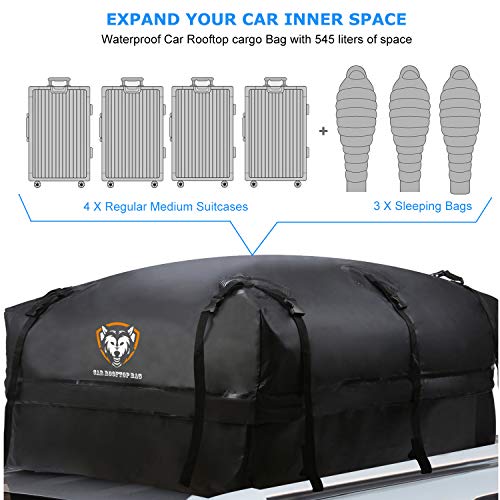 2 Waterproof+Rooftop+Cargo+Carrier+Reinforced