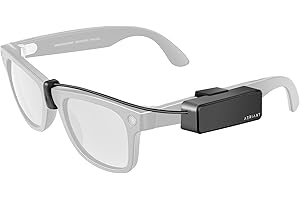 AERIANT On-The-Go Battery Pack for RayBan Meta Glasses, Ultra-Light Wearable Mini Power Bank for Wayfarer, Headliner, Skyler, Portable Charger Accessory for Meta AI Glasses with USB-C, Fast Charging