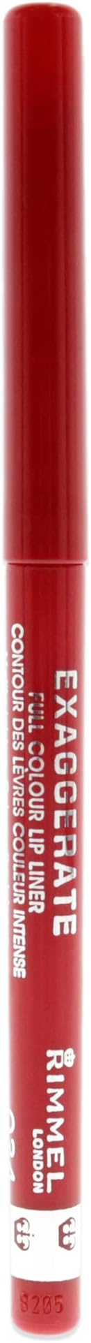 Rimmel London Exaggerate Lip Liner Automatic 4g Red Diva
