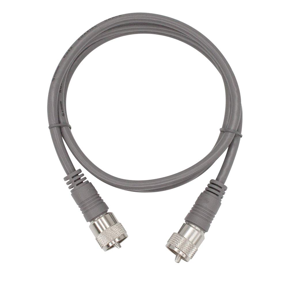 Coax Cable - Coaxial Cable Connector - Antenna Cable - Gray - RG8X Coax Cable Connector - RG8X Coaxial Cable 75 Feet - UHF Antenna Cable - Male to Male Cable - 22.8 Meters - STEREN 205-775GY: Industrial & Scientific