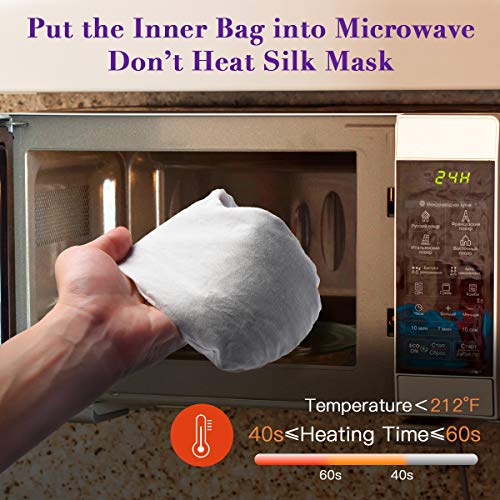 Unimi Sleep Mask Weighted Eye Mask for Puffiness, Pink Eyes, Headache