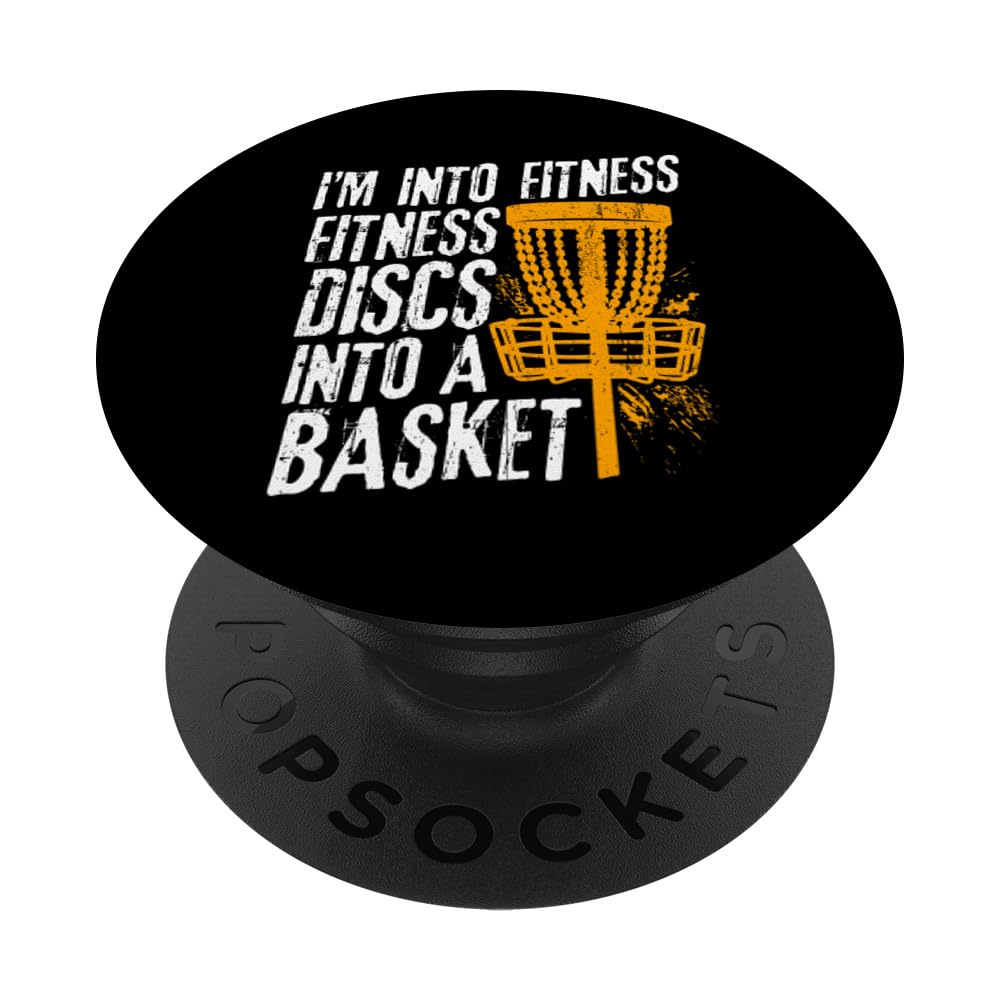 Disc Golf Fitness Discs Into A Basket Dics Golf Gift PopSockets Swappable PopGrip