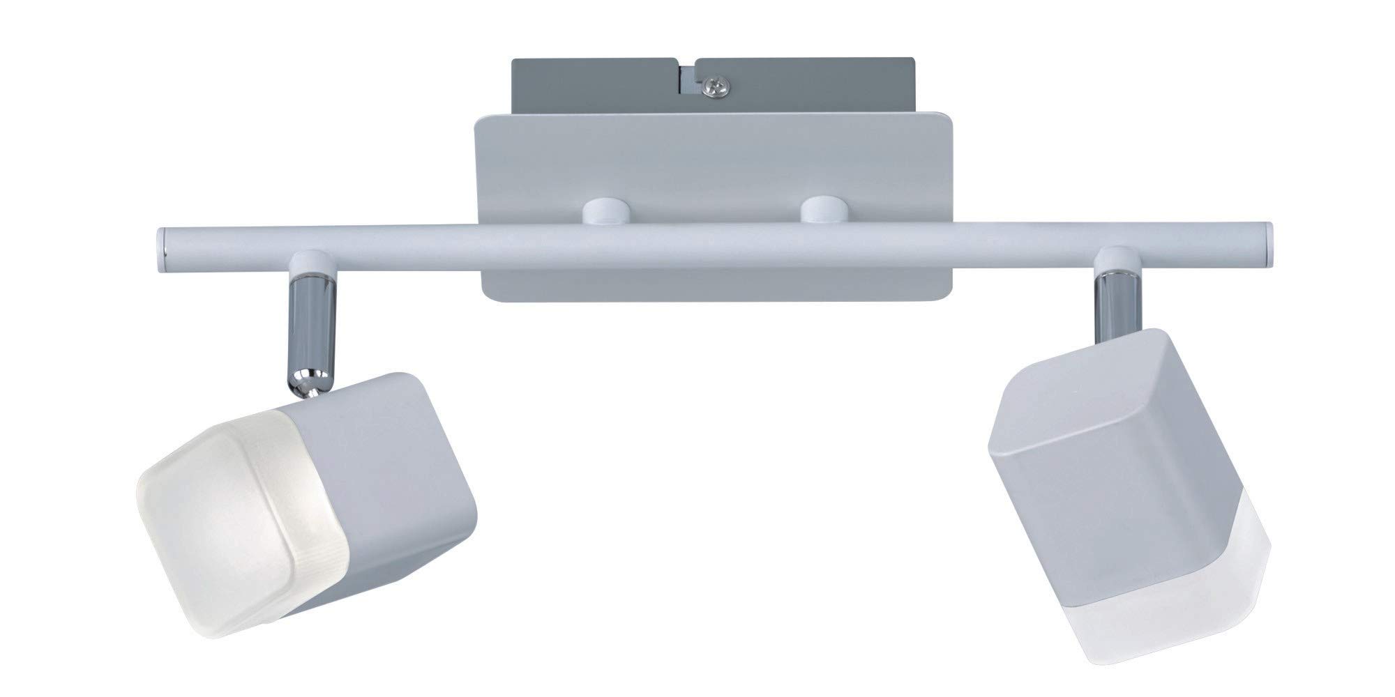 RL LIVE YOUR LIGHT Ceiling Light, Metal Acrylic, 4 W, White