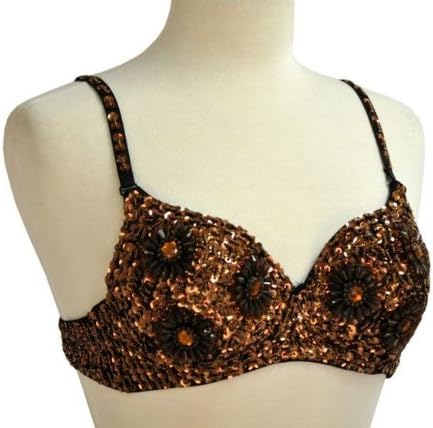 copper sequin top