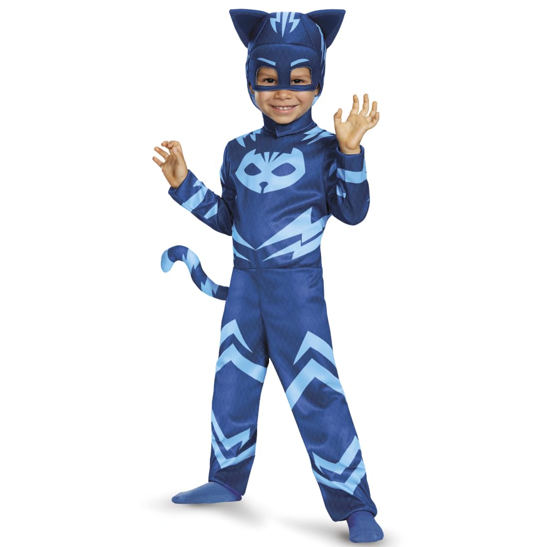 Disguise Catboy Costume for Kids, Official PJ Masks Costume Jumpsuit