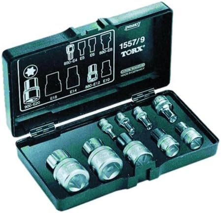 Hazet 1557/9 Torx Screw Driving Tool Set, Other