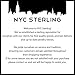 NYC Sterling Chain Necklace 3MM Sterling Silver .925 Curb Link Womens and Mens, Made In Italy