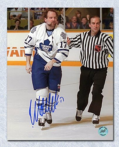 Wendel Clark Toronto Maple Leafs Autographed Captain Crunch 16x20 Photo