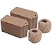 Sudopo Zicome 200Pcs Kraft Paper Gift Tags Wedding Party Favors, 200 Feet Natural Jute Twine Included