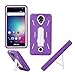 BLU R1 HD 2016 (R0010UU) case, {NFW} Premium Rugged Tough Hybrid Dual Layer Heavy Duty Kickstand Case Cover for BLU R1 HD (R0010UU)(HVD Black)