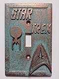 Star Trek Stone/Copper/Patina Light Switch Cover