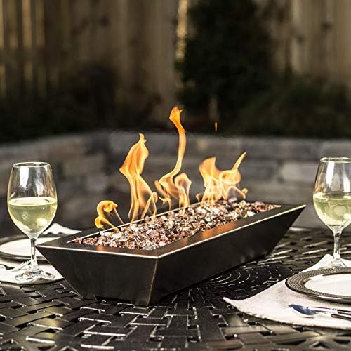 Lakeview Outdoor Designs Westfalen 24-Inch Table-Top Natural Gas Fire Pit - Oil Rubbed Bronze