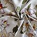 Anady Top Flower Curtain Blackout Bedroom Drapes 2 Panels Bird Design for Living Room Grommet 84 inch Length