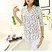 2018 New Women's Elegant Long-Sleeve Print Blouses Chiffon Fashion Slim Blouses by Topunder