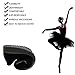 pestor Mary Jane Shoes for Women Ballet flats Women's Flat Shoes Ballerina Halloween Black Mary Janes (Buckle, Adult, Women, 8.5, Numeric, US Footwear Size System, Medium)
