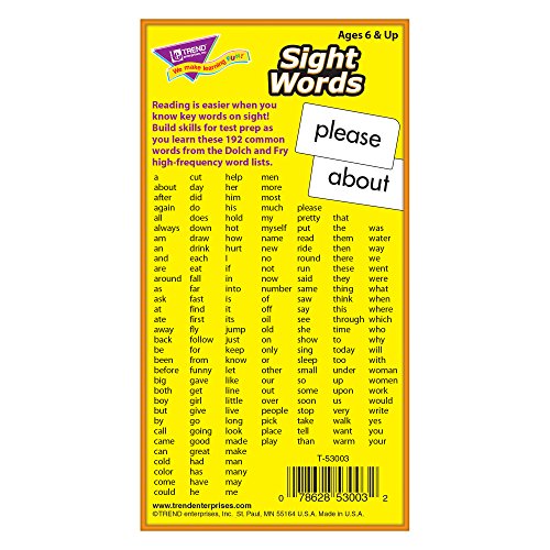 Sight Words Skill Drill Flash Card Game (96 Pack)