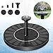 Solar Fountain Pump, Solar Powered Bird Bath Fountain Pump 1.4W Solar Panel Kit Water Pump