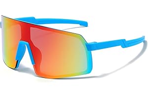 JOVAKIT Kids Baseball Sunglasses for Boys Girls Age 3-13, Youth Baseball Sun Glasses UV400 Sports Cycling Shades