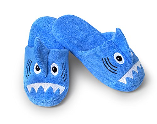 Yikes Twins Adult Slippers - Shark (Adult fits women's shoe 7-10)