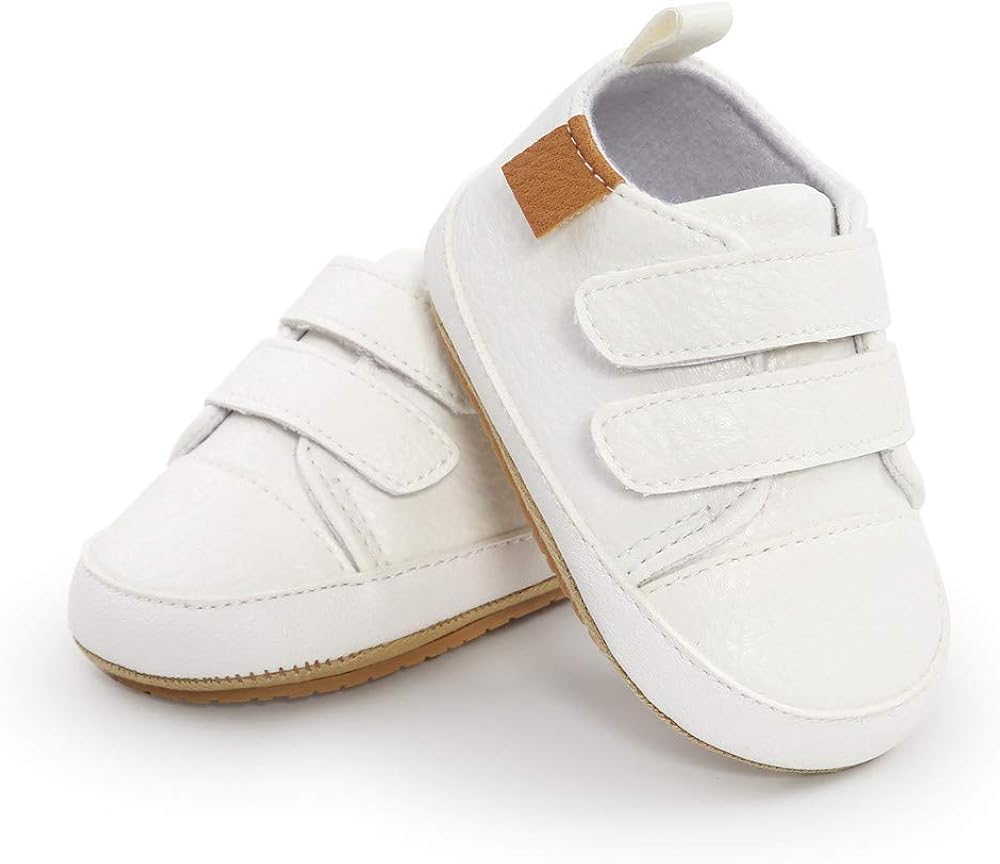  | E-FAK Baby Shoes Boys Girls Infant Sneakers Non-Slip Rubber Sole Toddler Crib First Walker Shoes | Sneakers