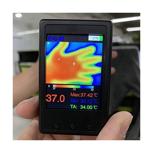 MOMIN Infrarot-Wärmebildkamera Hand Thermographie-Kamera Infrarot-Temperatursensor Digital-Infrarot-Wärmebildkamera… – Bild 5
