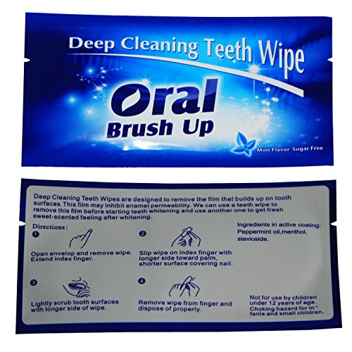 Mint Flavor Finger Teeth Wipes Disposable Brush Ups,Pack of 100,Dark Blue - //medicalbooks.filipinodoctors.org