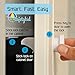Safetykid Magnetic Cabinet Locks - Baby and Child Proofing Invisible Safety Locks, 8 locks and 2 keys. Includes 5 Extra Bonuses. New Super Fast 60 Second Installation, No Tools or Measurements.