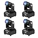 Lixada LED Head Moving Light Rotating Moving Head DMX512 Sound Activated Master-slave Auto Running 11/13 Channels RGBW Color Changing Beam Light