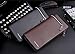 Anpress Genuine PU Leather Men Wallets Business Brand Card Holder Coin Purse Men's Long Zipper Wallet Leather Clutch Multicard Fashion New Business Handbag (Black)