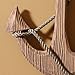 Adeco Wooden Boat Anchor with Crossbar, Steering Wheel, Décor Home Wall Decor, Light Brown (OS0002)