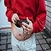 Faisean Dad Bag Men's Fanny Waist Hip Pack Bumbag with Adjustable Belt or Phone Cash Accesories, Carnation