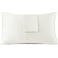 Organic Cotton Pillow Protector - Durable Quilted Pillow Protector King Size GOTS & Fairtrade Certified - Thick Hypoallergenic Machine Washable Breathable Cover & Edge Piping - 2 Pack (Ivory, King