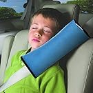 AutoLover Children Car Seat Belts Shoulder Protection Back Cushion Soft Neck Sleep Pillow Vehicle Headrest Harness Pad(BLUE)
