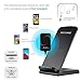 Fast Wireless Charger - MixcTech Stand Wireless Charger Universal for Samsung Galaxy S8 Plus S8 Galaxy S7/S7 Edge, Note 5, S6 Edge Plus and Other Qi-Enabled Devices