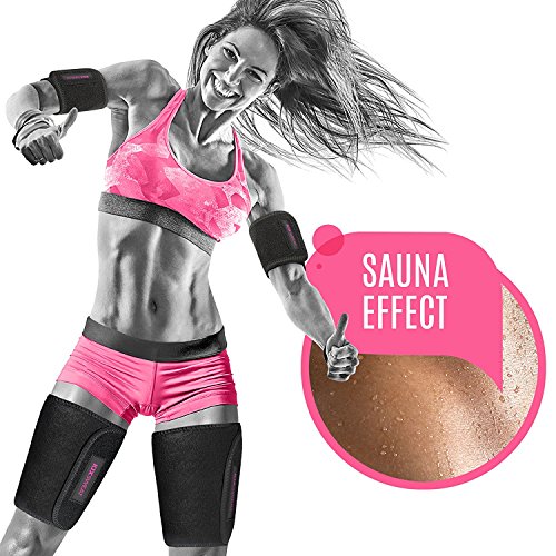 Perfotek Waist Trimmer Belt, Slimmer Kit, Weight Loss Wrap, Stomach Fat Burner, Low Back and Lumbar Support with Sauna Suit Effect, Best Abdominal Trainer (Slimmer Kit - Black)