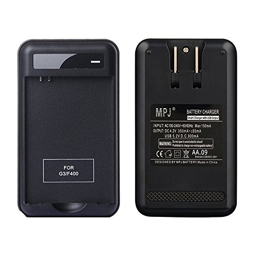 LG G3 Battery Charger, MPJ Portable USB Travel Wall Charger For LG G3, D851(T-Mobile), D850(ATT), VS985(Verizon), LS990(Sprint)