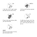 Temporary Tattoos for Girls, 20pcs Stickers Tattoos Flower Tattoos Fake Tattoos Rose, Animals, Flowers and Butterfly, Easy to Apply and Long Lasting for Women Men Girls and Boys