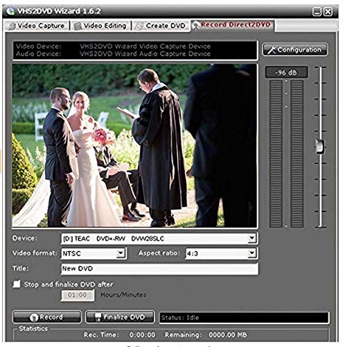 Jancane USB 2.0 Audio/Video Converter - Video Capture Card Digitizes Video from Any Analog Source Including VCR, VHS, DVD