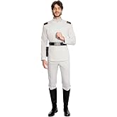 Hainnum Grand Admiral Thrawn Cosplay Costume Adults Halloween Outfits | Battle Rebels Shirt Pants Imperial Officer Uniform Halloween Suit for Adult Men
