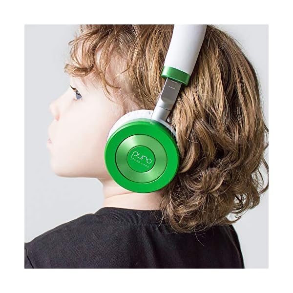 JuniorJams-Volume-Limiting-Headphones-for-Kids-3-Protect-Hearing--Foldable-Adjustable-Bluetooth-Wireless-Headphones-for-Tablets-Smartphones-PCs-wMic--by-Puro-Sound-Labs-Green JuniorJams Volume Limiting Headphones for Kids 3+ Protect Hearing – Foldable & Adjustable Bluetooth Wireless Headphones…