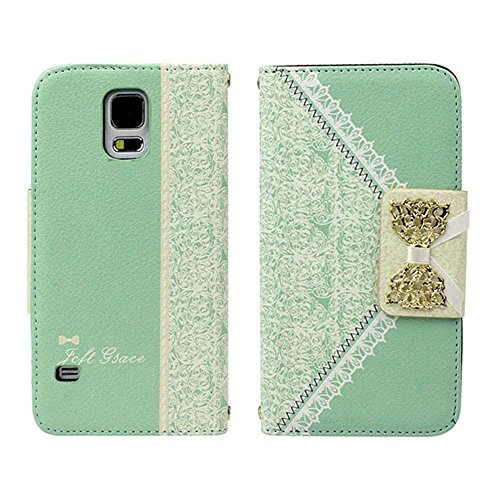 Lura Fashion Fresh Cute Flip Wallet Leather Case Cover for Samsung Galaxy S5 I9600 G900